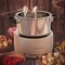 Stainless Steel Fondue Pot Set Melting Cooker With 8 Forks For Cheese Chocolate